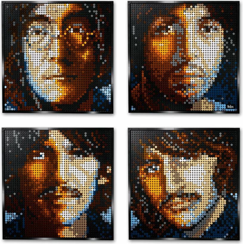 Lego beatles portrait hotsell