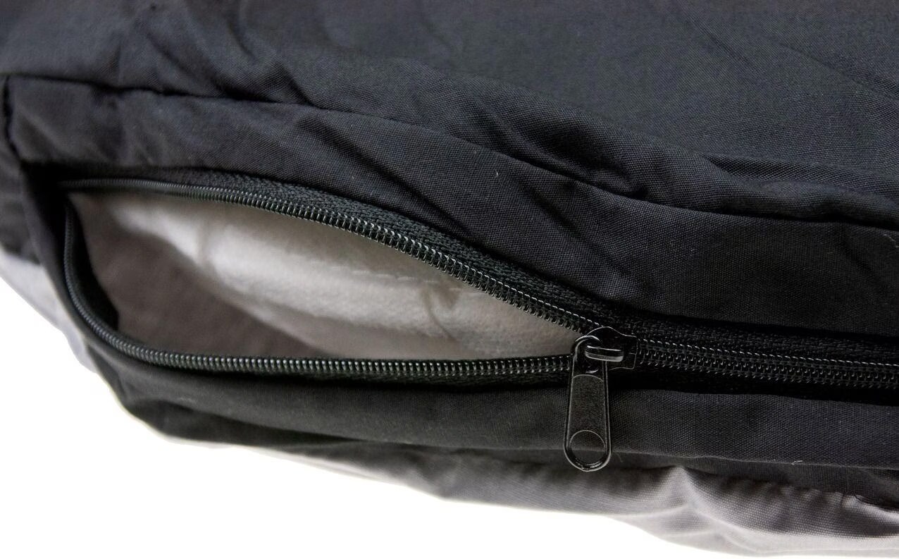 Karlie Flamingo Coussin Oval, Doc Bed 90 X 66 X 10 cm Noir/Gris