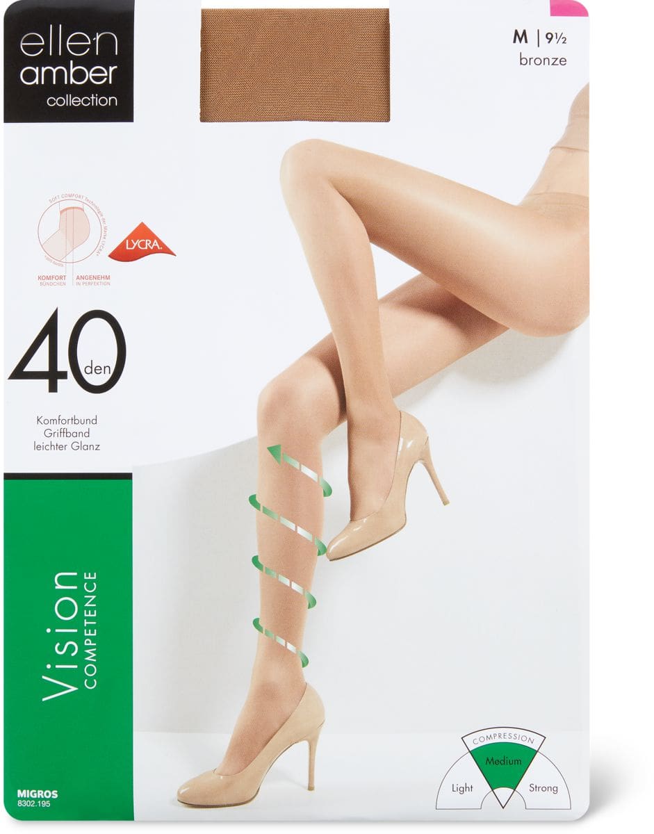 Ellen Amber Damen Strumpfhosen Vision (XL 40 DEN) Galaxus