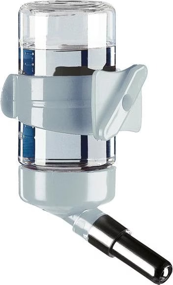 Biberon en plastique transparent drinky pour rongeurs taille m contenance 300 ml