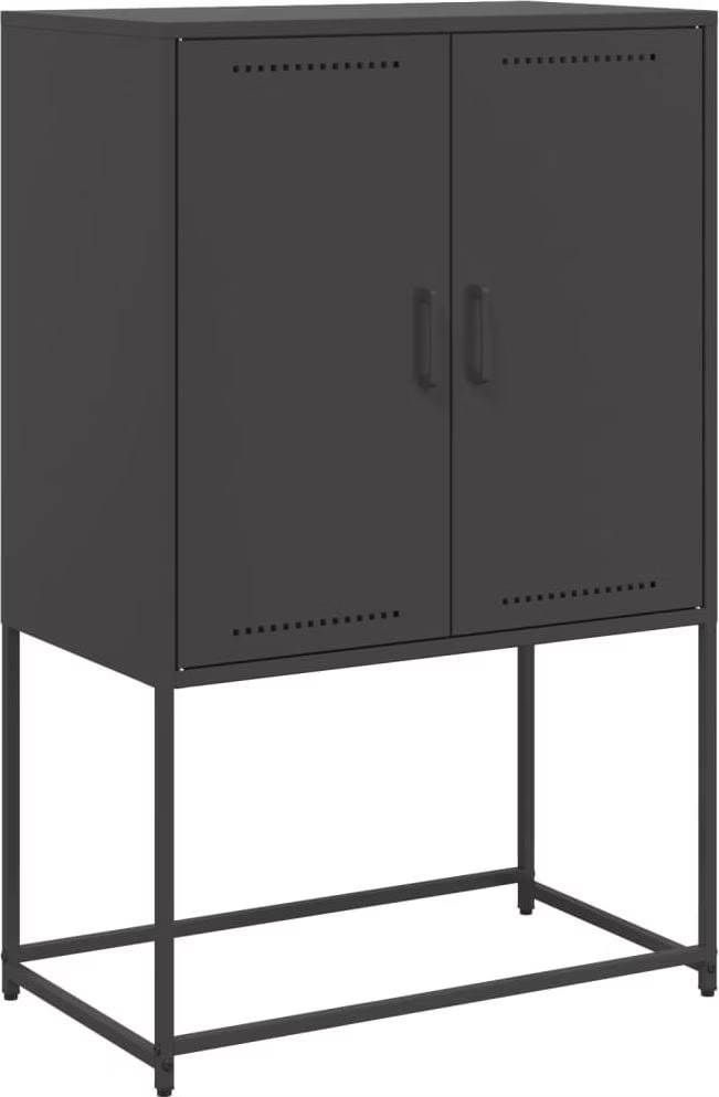 VidaXL Highboard Rosa - Industriestil Sideboard Mit Stauraum 113cm