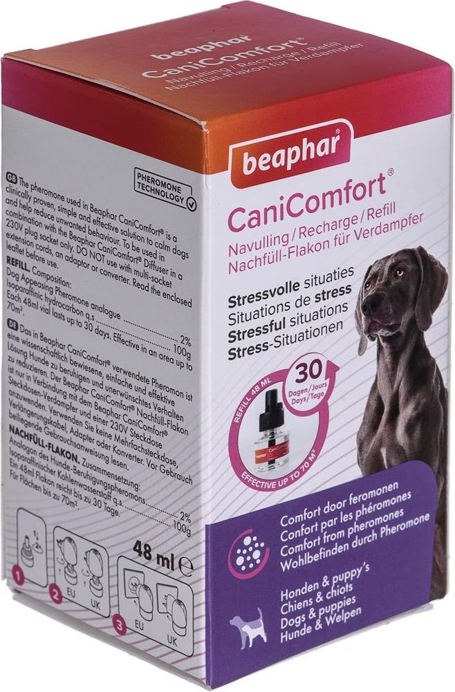 Anti-stress Chien – Canicomfort Recharge pour diffuseur de phéromones - 48 ml