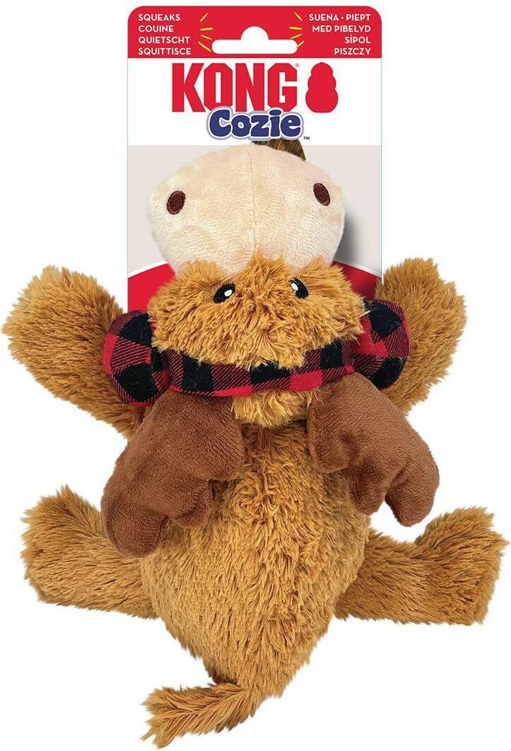 Comparer les prix de KONG Holiday Cozie Reindeer M 15,5X10X5Cm, Jouets pour chien