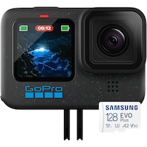 GoPro Hero12 inkl. Carte MicroSDXC 128 Go (60p, 5.3K, WiFi, Bluetooth)