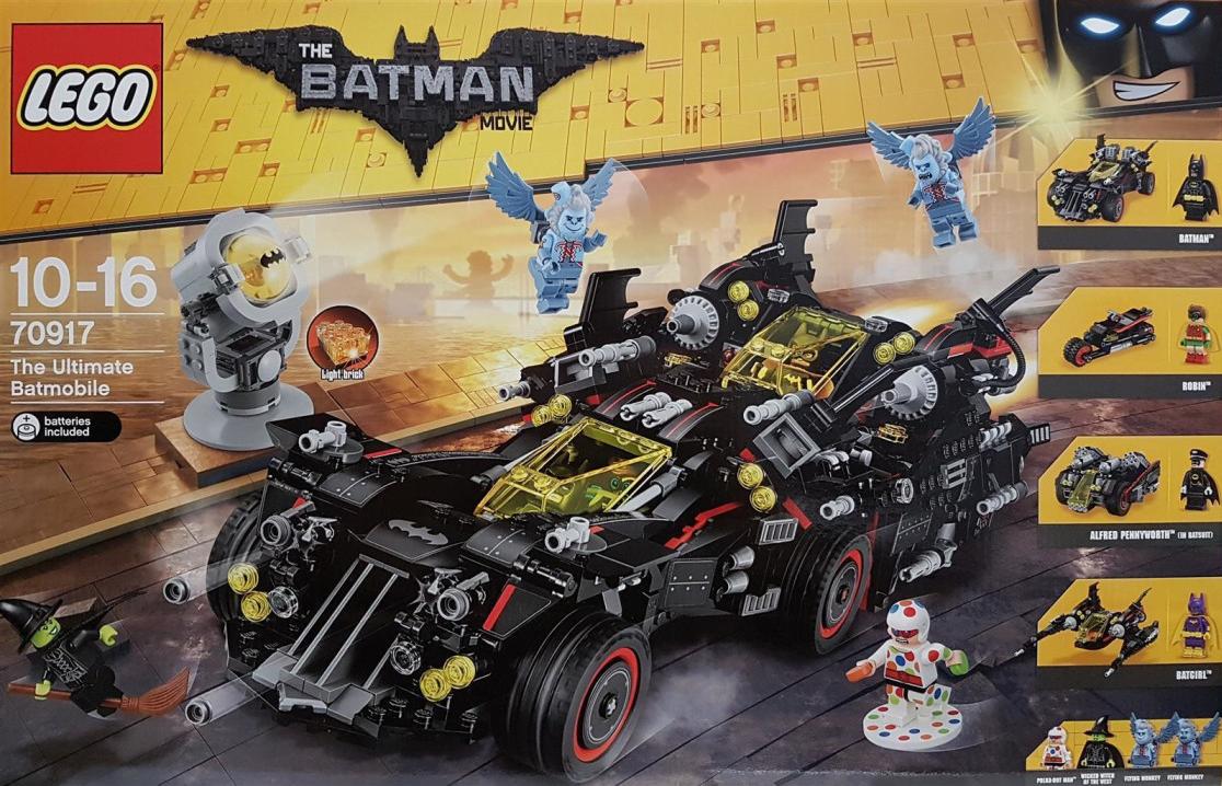 Lego batman movie sets batmobile top