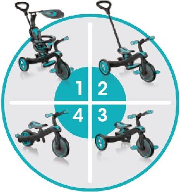 Globber Trike Explorer 4 in 1 buy at Galaxus