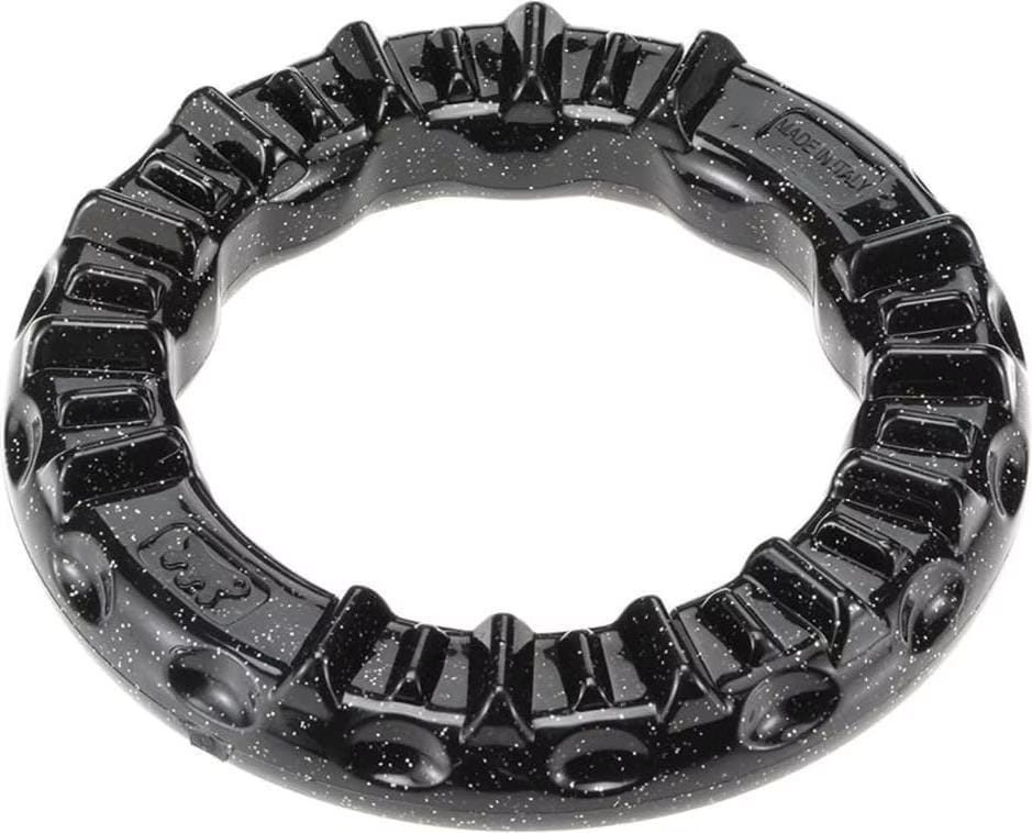Comparer les prix de Anneau à mâcher Ferplast Smile, noir pour chien - taille M : 16 cm de diamètre x H 3,2 cm