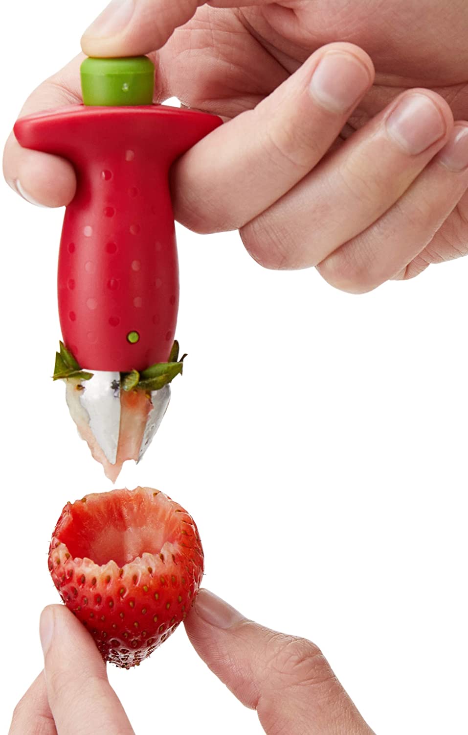 Chef'n Erdbeerstrunkentferner StemGem 4 5cm rot kaufen CE8046