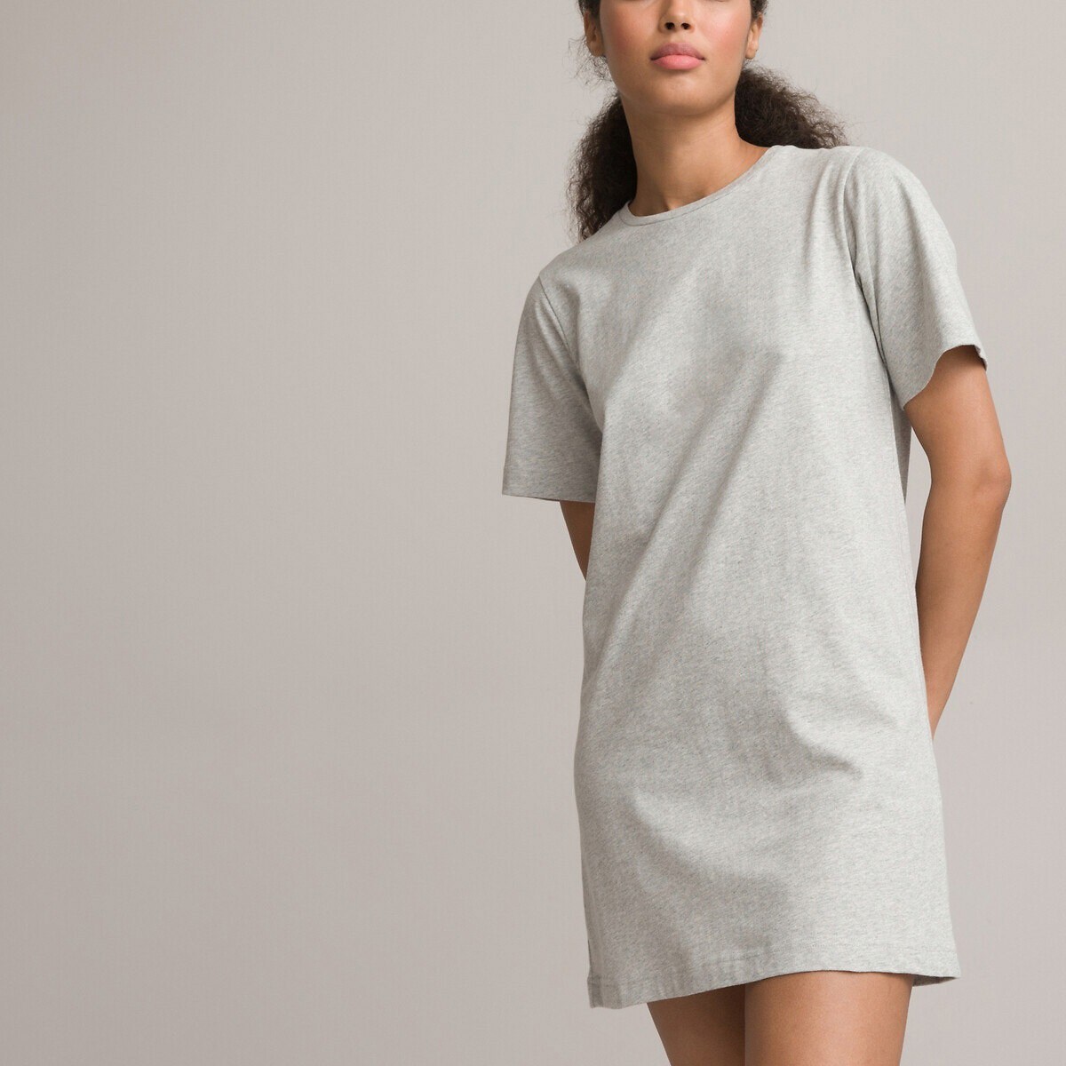 La Redoute Collections Shirtkleid mit Rundhals und kurzen Ärmeln (S) Galaxus UB10497