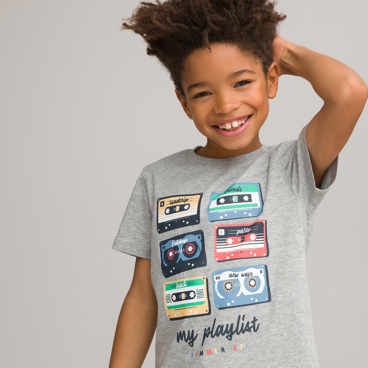 La Redoute Collections T-Shirt mit Rundhals und Kassettenmotiv (128) Galaxus