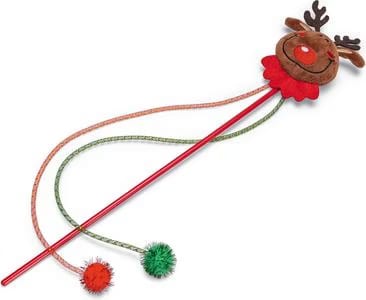 Comparer les prix de Beeztees Canne à pêche pour chat Noël Renne