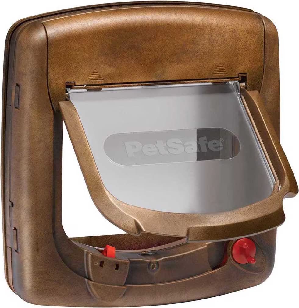Meilleurs prix pour PetSafe Chatiere magnétique 4 voies Deluxe 420 Marron 5006