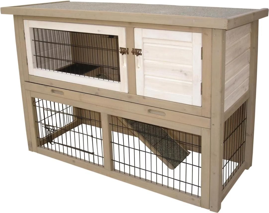 Comparer les prix de EBI Duvo+ Woodland clapier  lapins Cotton Cottage, Cage + enclos