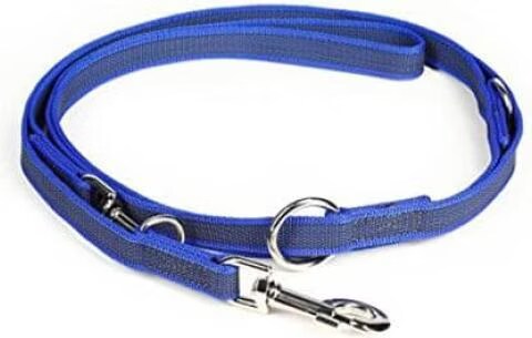 Julius K9 Laisse Snood À Poignée Bleue 1M X 2Cm