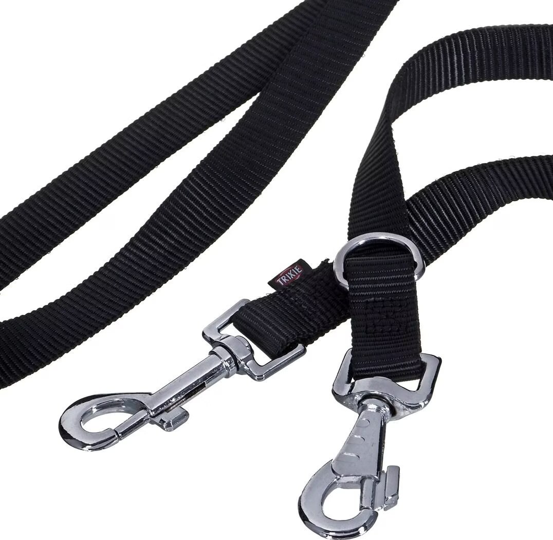 Classic Laisse Réglable, M–L: 2,00 M/20 Mm, Noir - Mon Animalerie