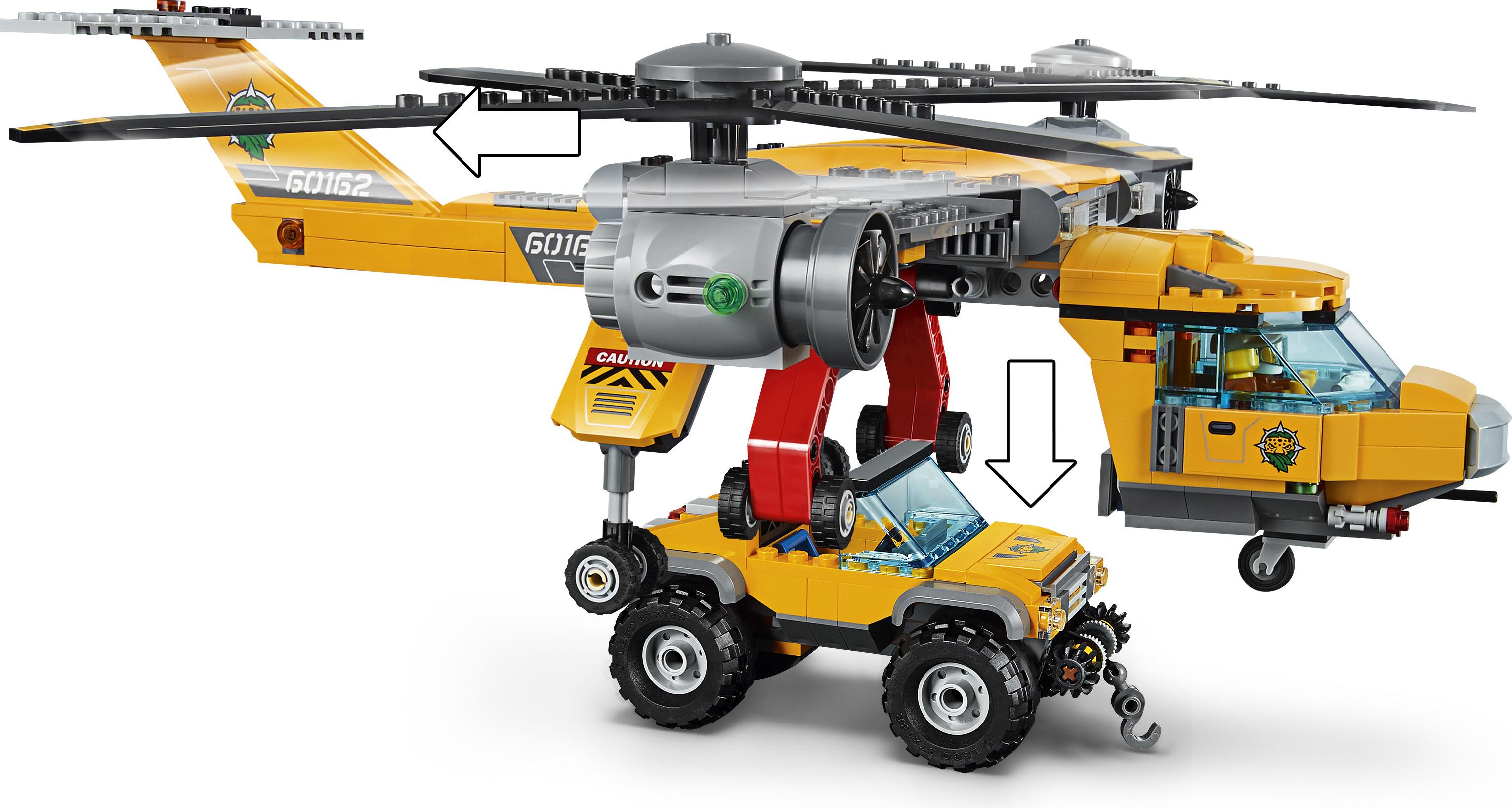 LEGO Jungle Air Drop Helicopter 60162 LEGO City buy at Galaxus