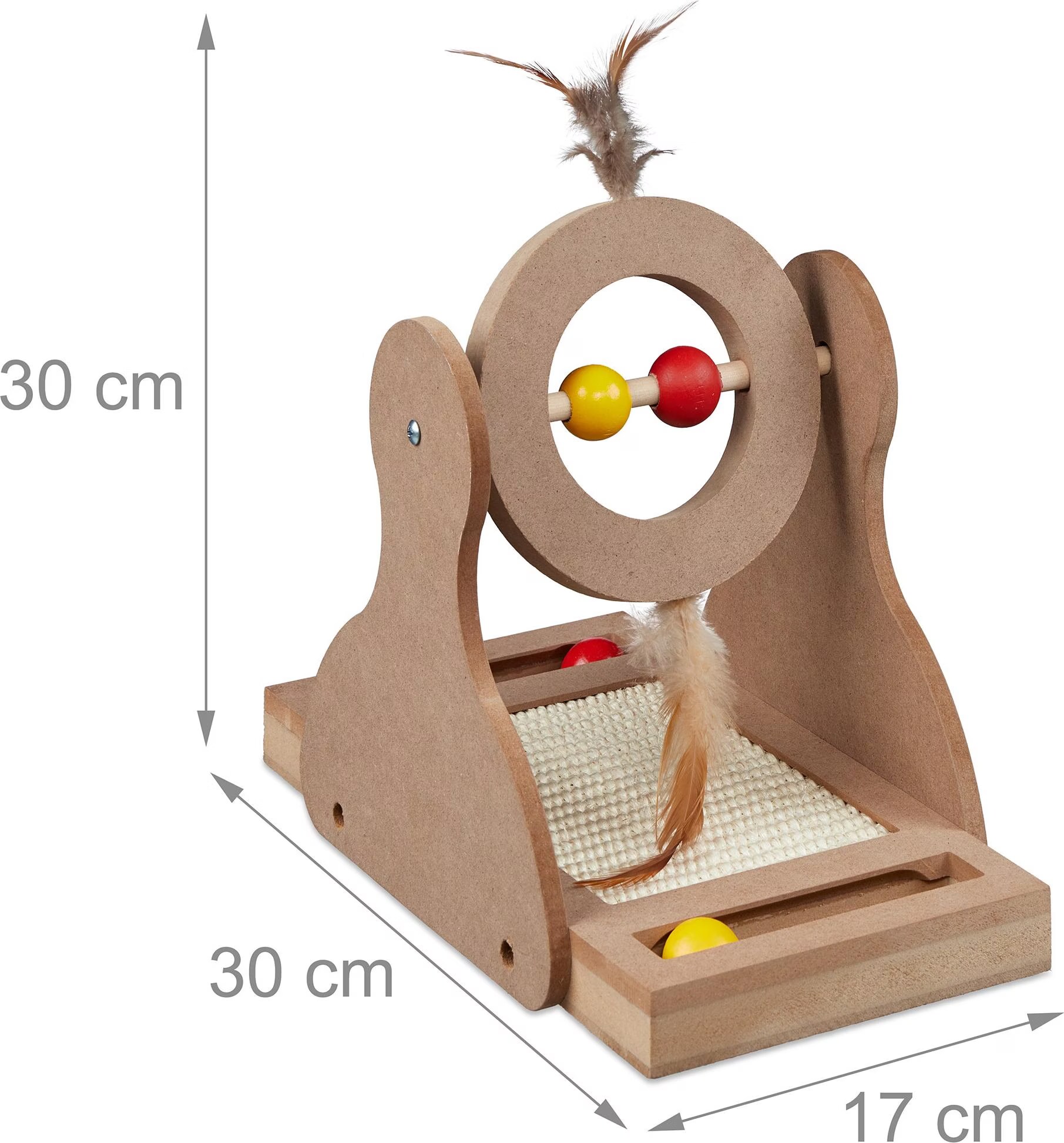 Relaxdays Jouets  gratter (Gratte-papier), Jouets pour chat