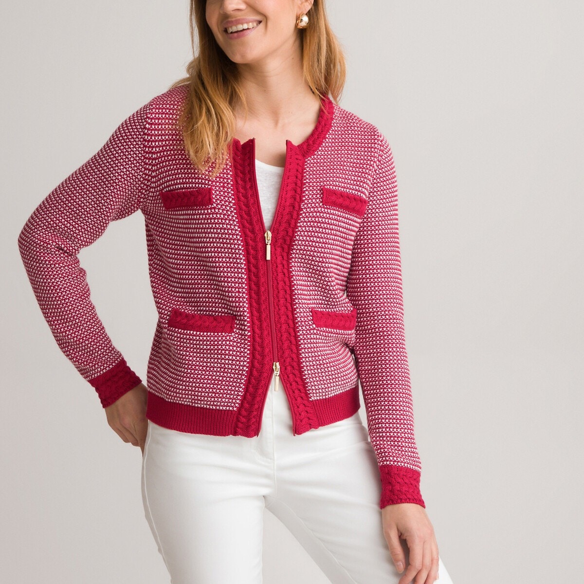 Anne Weyburn Cardigan mit Reissverschluss (36 38) Galaxus