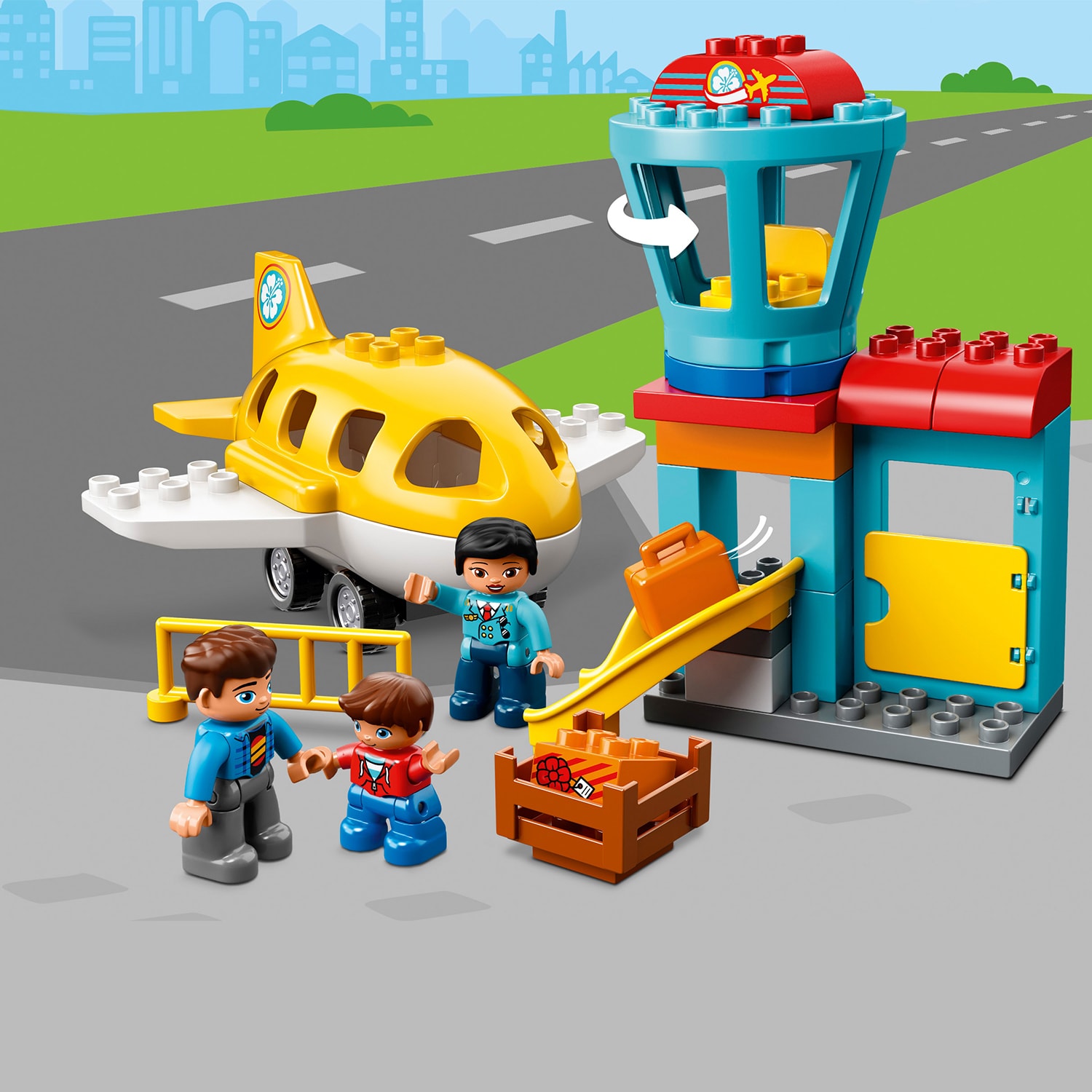 Lego duplo my town airport and airplane toy store