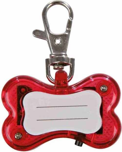 Flasher Pour Chiens, 4,5 × 3 Cm, Rouge - 1341 - Mon Animalerie