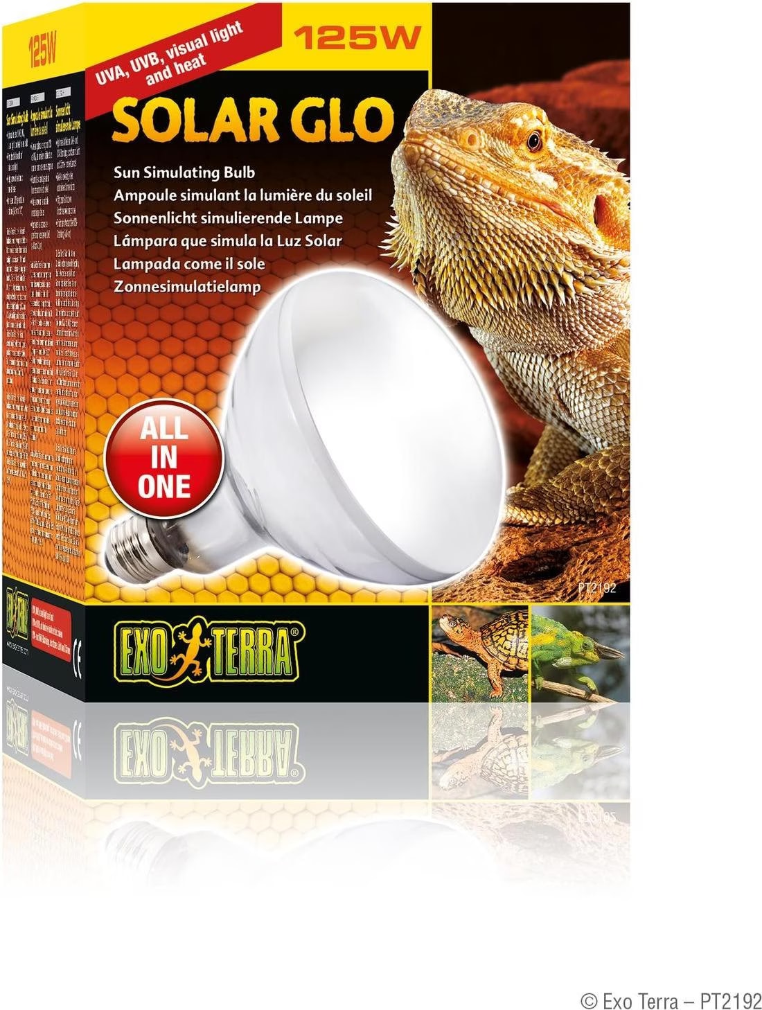 Comparer les prix de Exo Terra Lampe Solar Glo (UVB, UVA), Éclairage pour terrarium