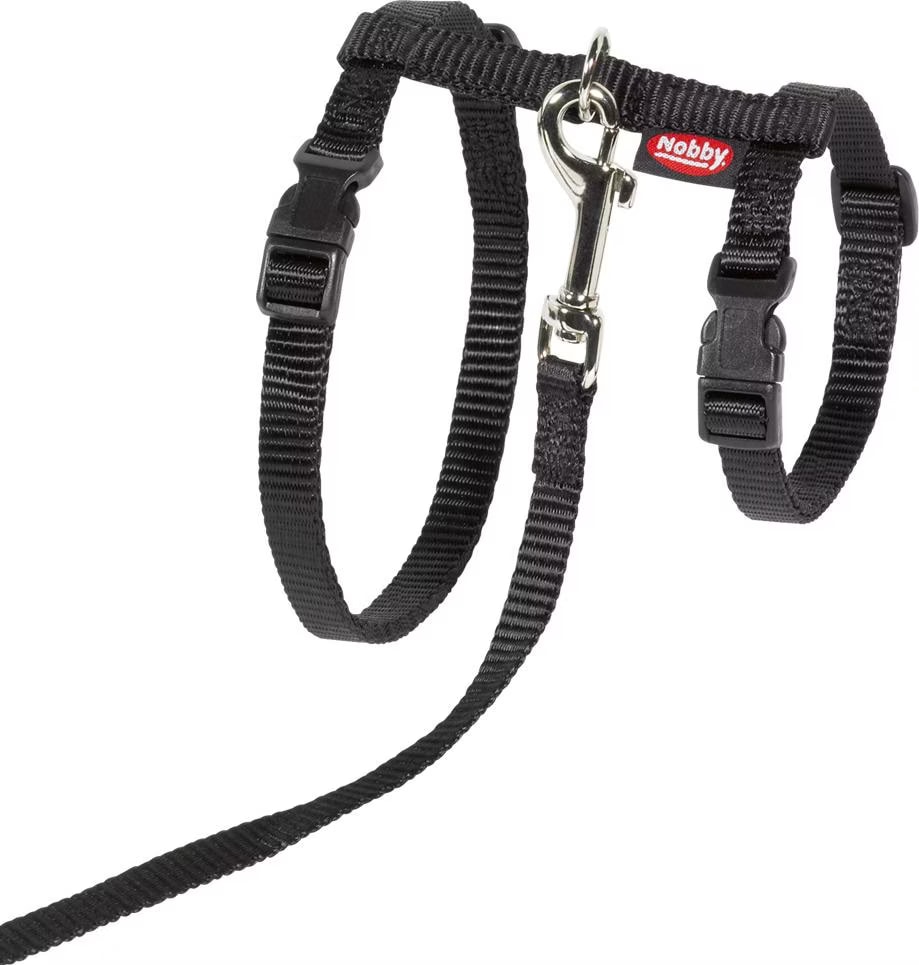 Comparer les prix de Nobby Garniture pour chats XL (XL, Chat), Collier + laisse