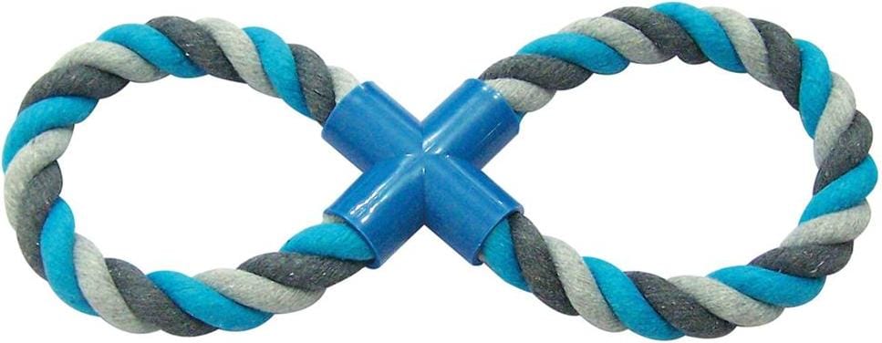 Meilleurs prix pour EBI Tug Toy Coton nou 8 Anneau  tirer (Jouets pour chiens), Jouets pour chien