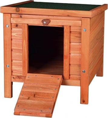 Comparer les prix de Maisonnette rongeur et lapin L50xl60xH47 cm - Natura maisonnette pour rongeur et lapin