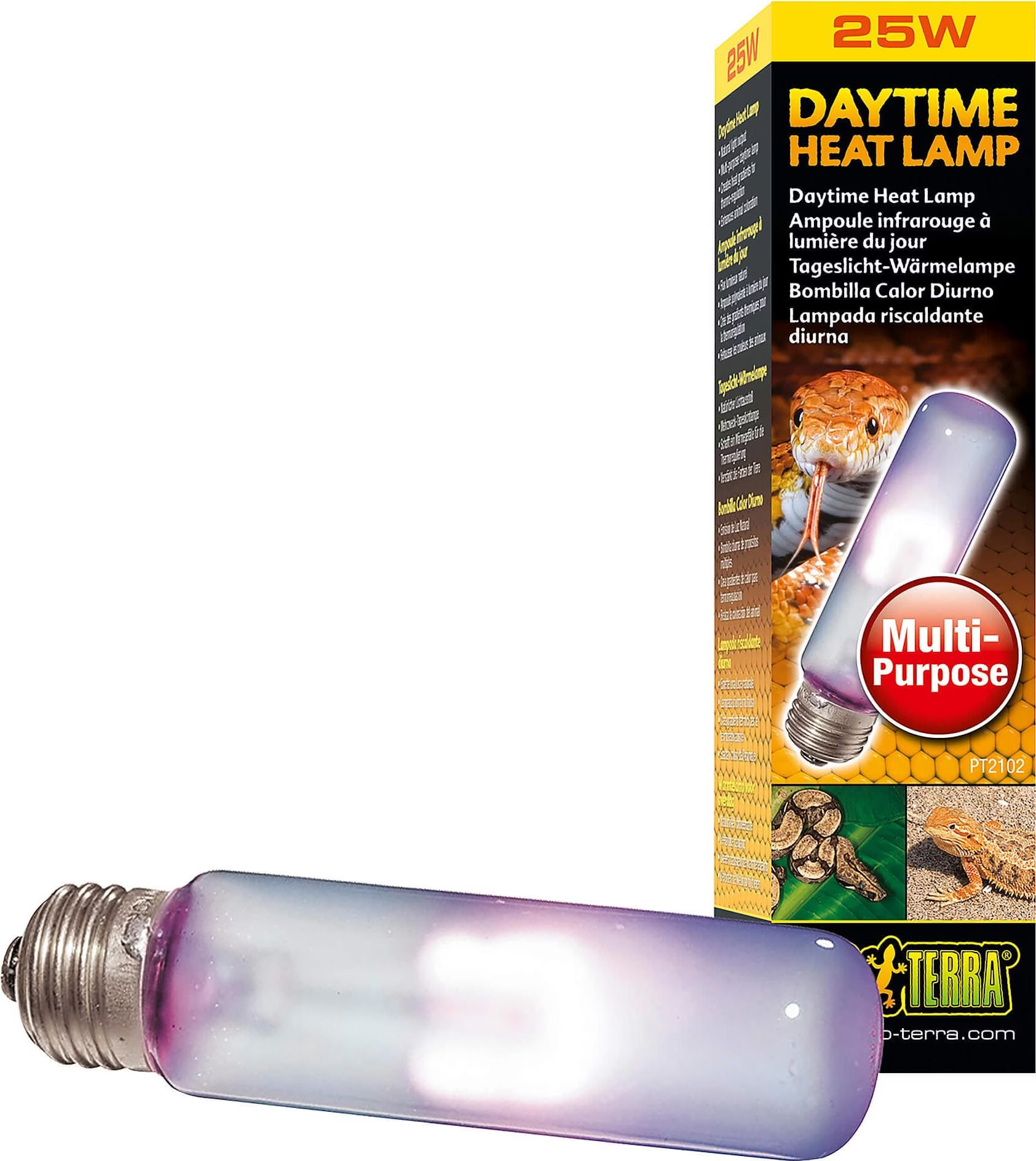 Meilleurs prix pour Exo Terra Daytime Heat Lamp 25W Lampe  lumire du jour (UVA), clairage pour terrarium