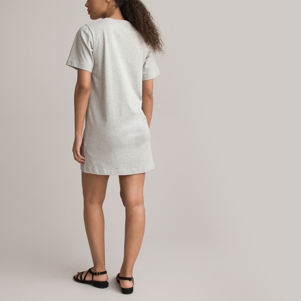 La Redoute Collections Shirtkleid mit Rundhals und kurzen Ärmeln (S) Galaxus UB10497