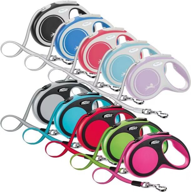 Laisse Chien – Zolux Flexi New Confort Sangle Bleu L – 8 m