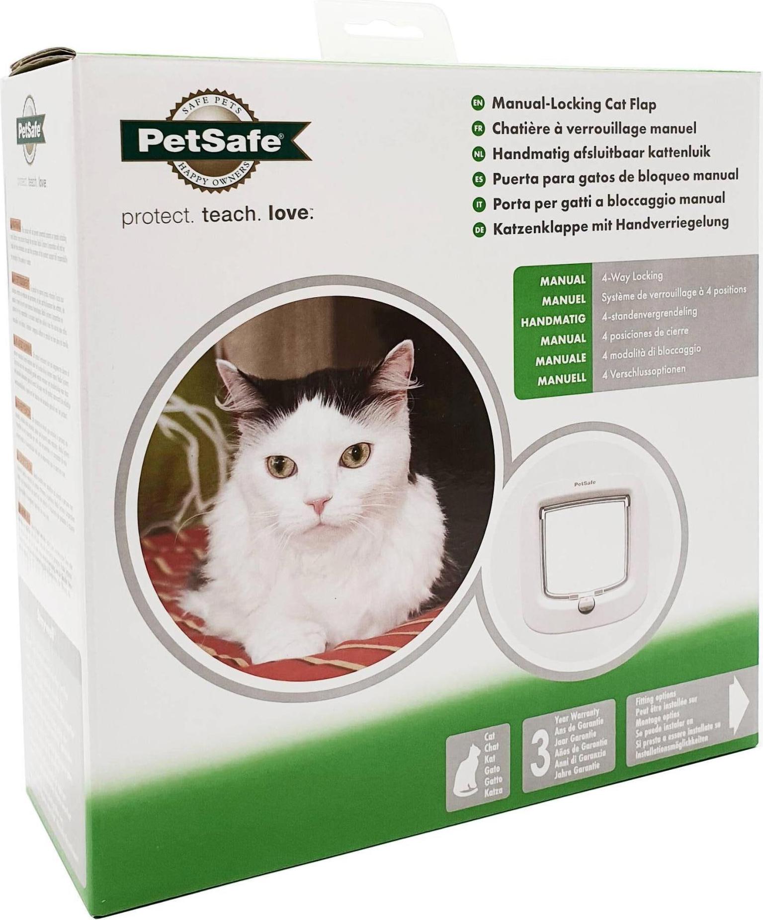 Manual cat flap on sale
