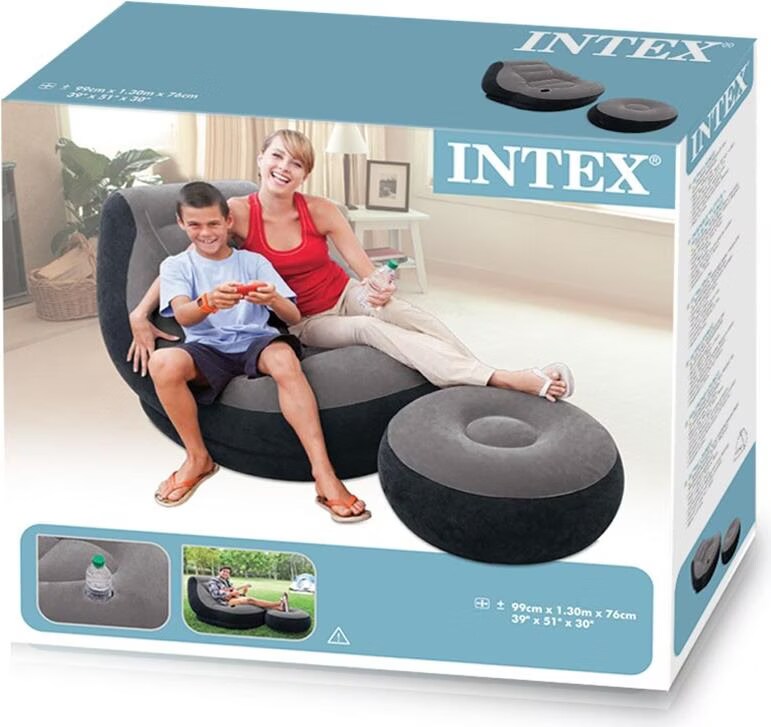 Intex Aufblasbarer Modesessel - Bequemer Relaxsessel Für Garten & Wohnung In 3 Farben