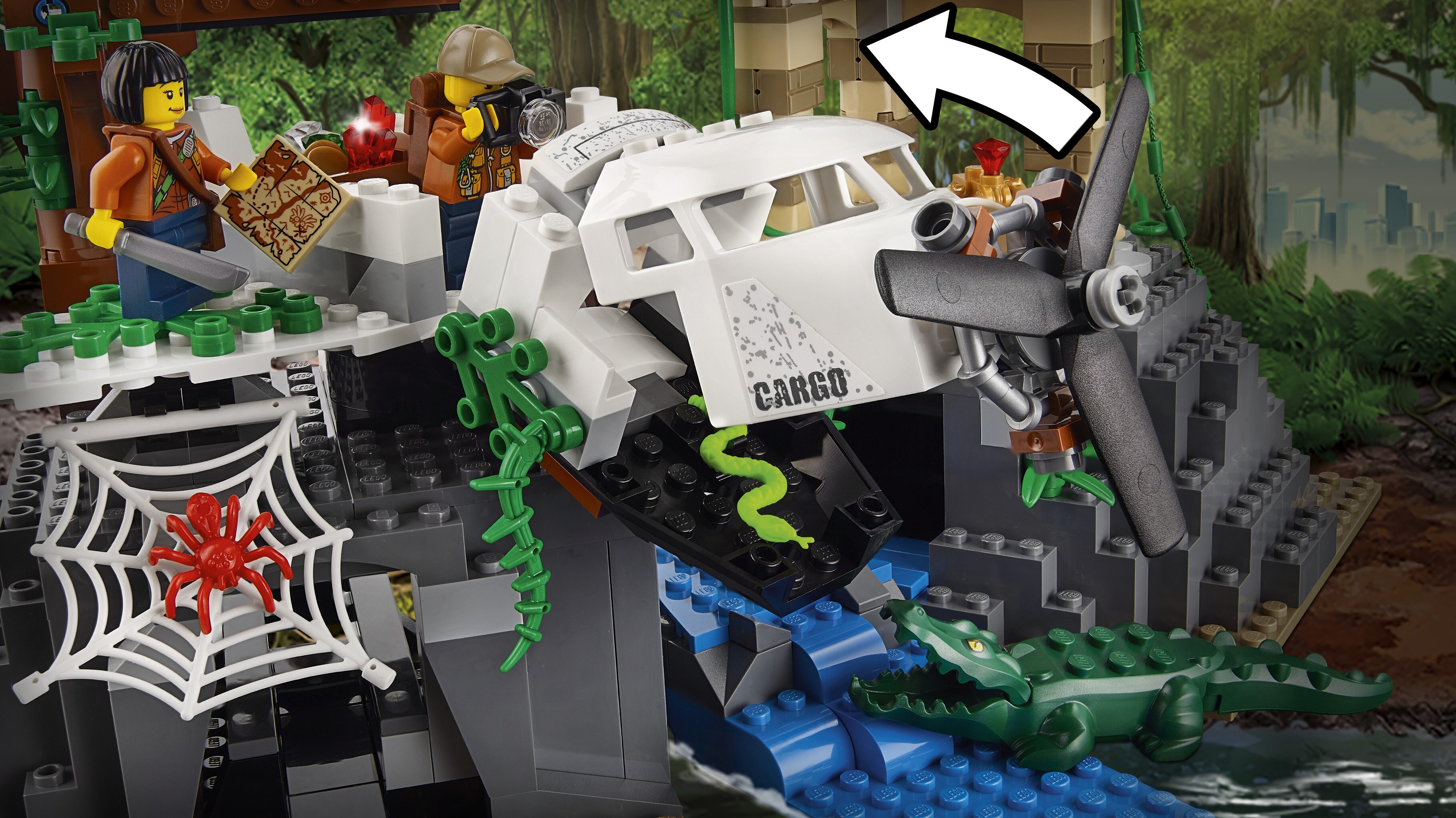 LEGO City Jungle Research Station 60161 LEGO City Galaxus