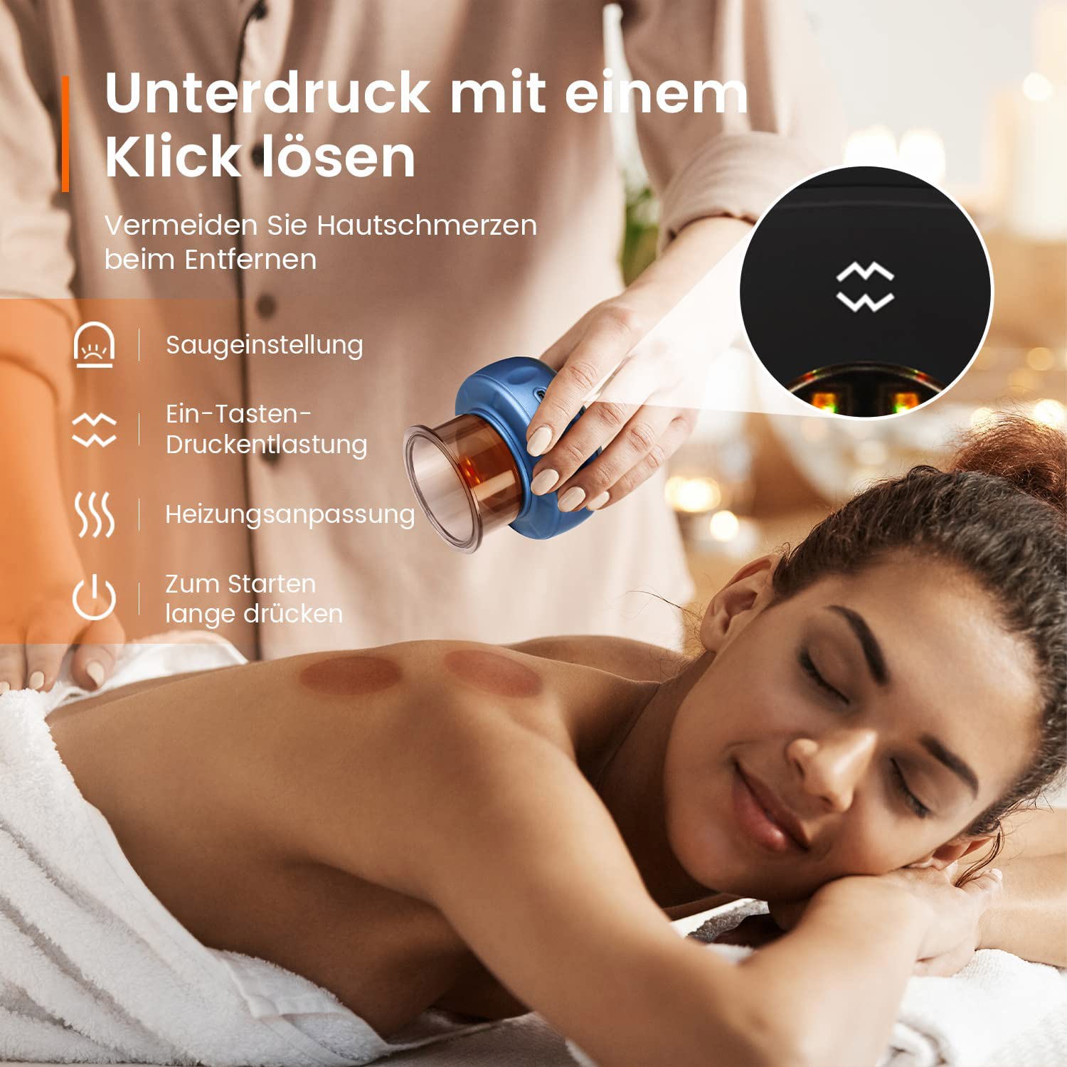 Rimba Elektro Schröpfsauger mit 12 Niveaus kaufen BC7837