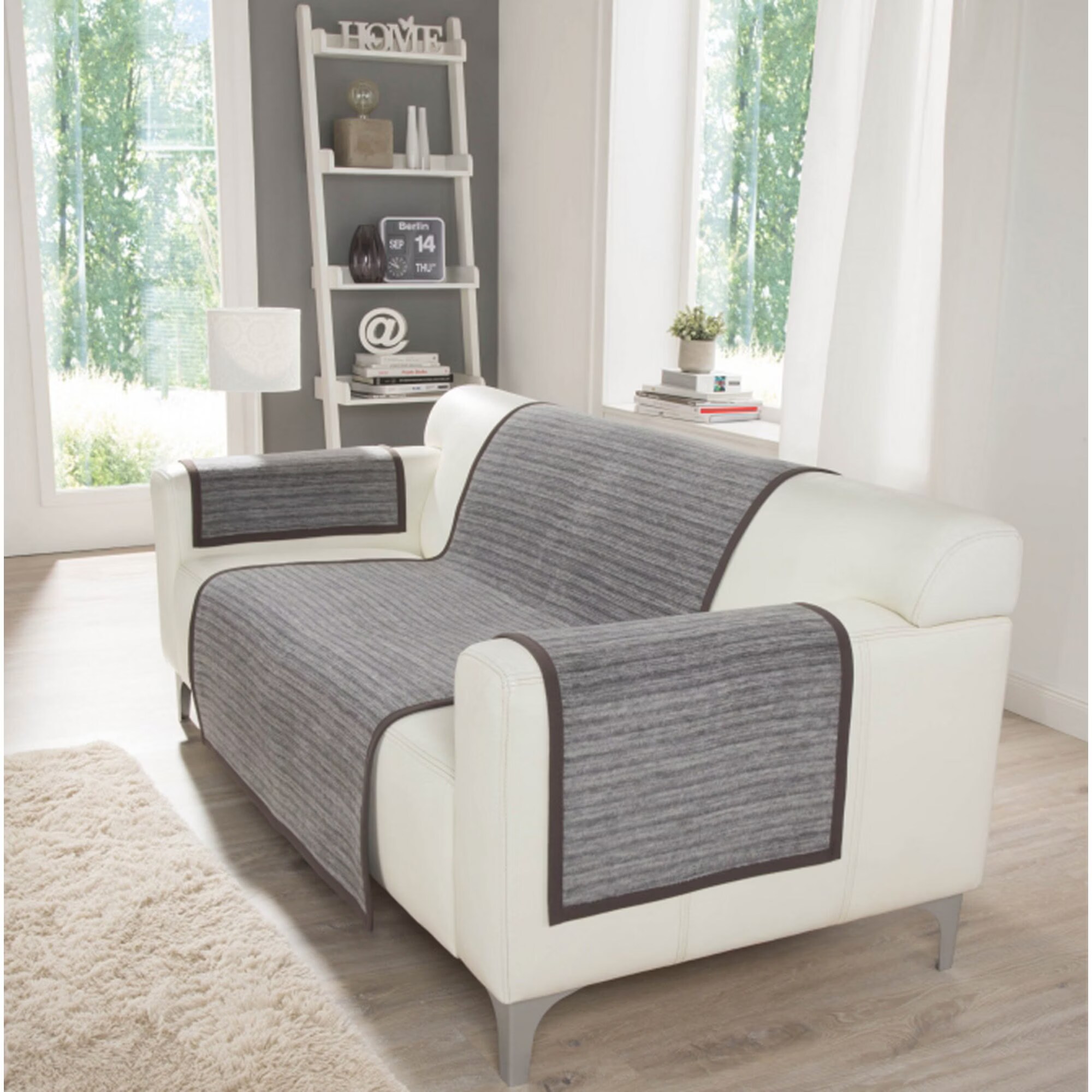 Copripoltrona Con Orecchie Elastico Malta - Foto 6