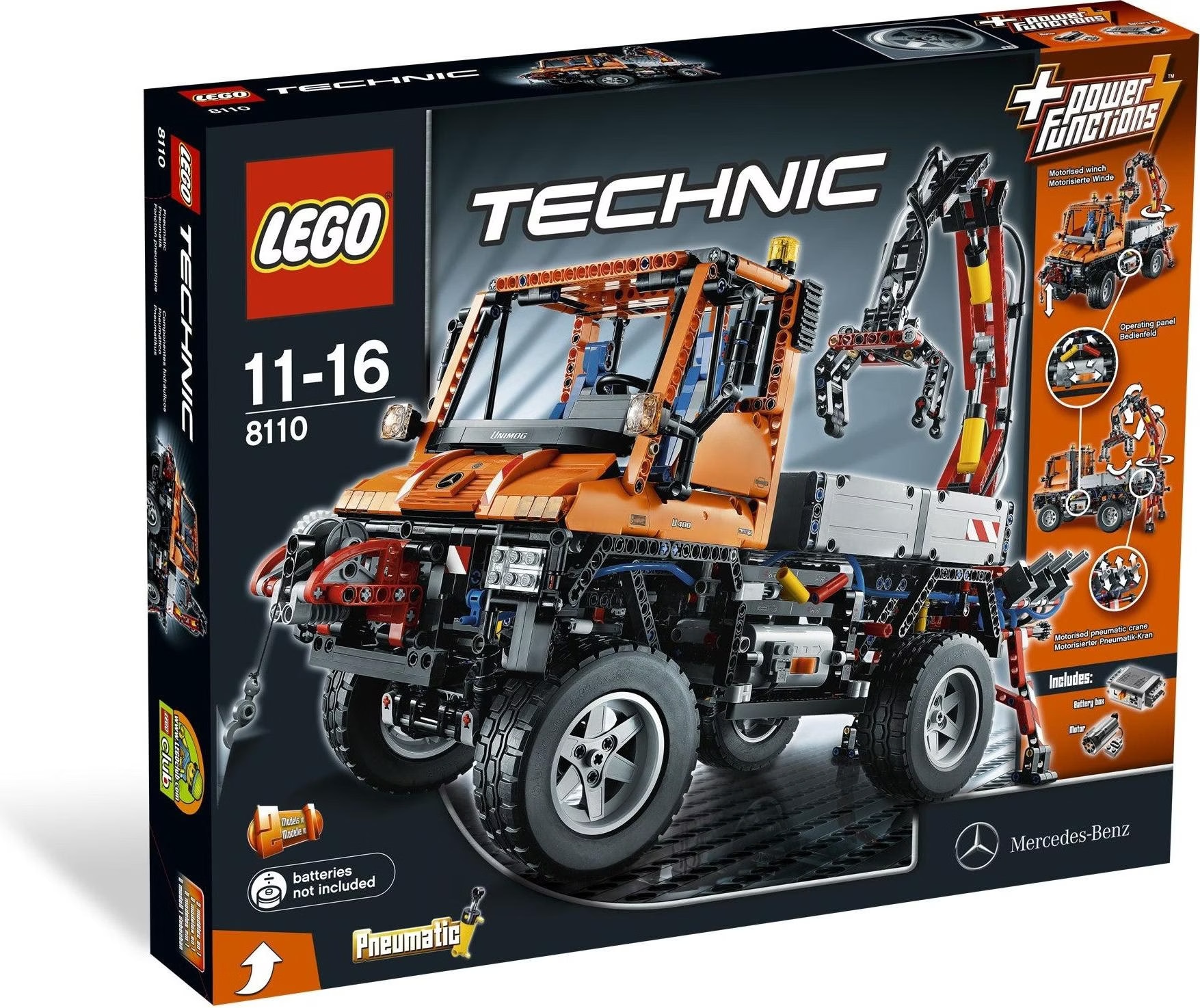 unimogu専用 LEGO Technic 8110 Mercedes-Benz Unimog U 400 — Brick-a-brac-uk