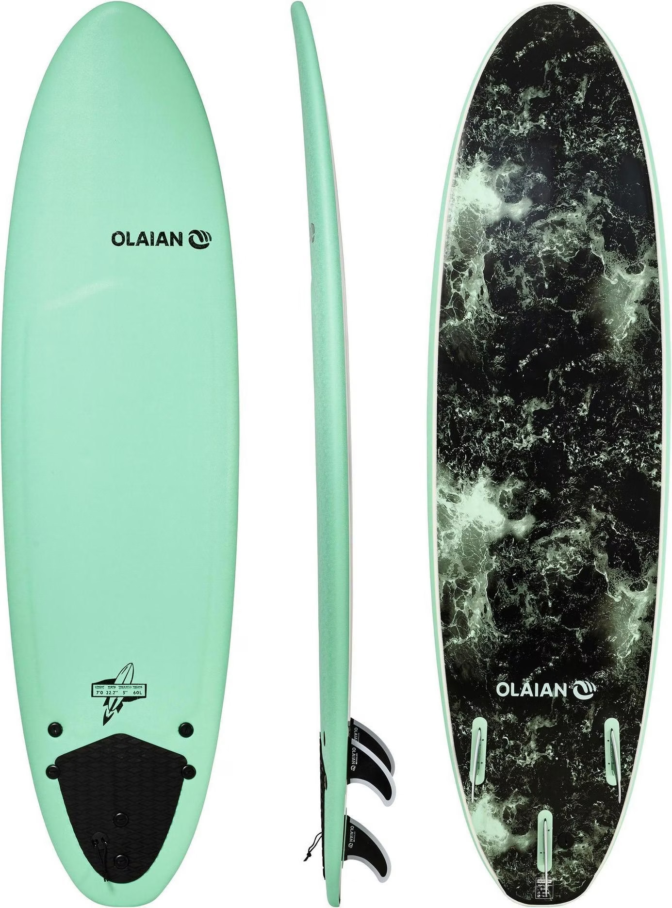 Cera Per Tavola Da Surf Antiscivolo - Dauerhaft Wax Leggera Trasparente E Bianco Latte, Formato Quadrato - Foto 6