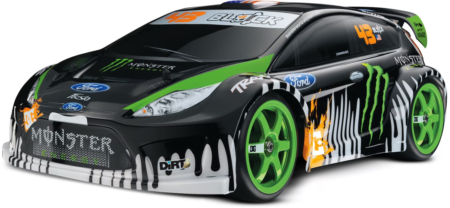 【未使用品】traxxas ken block gymkhana fiesta 7309-3qtrFrontLow.jpg