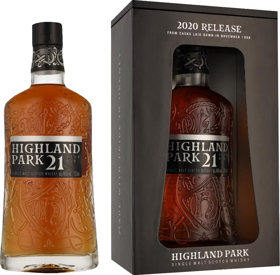 Highland Park 21-Year-Old Single Malt Scotch Whisky (70cl