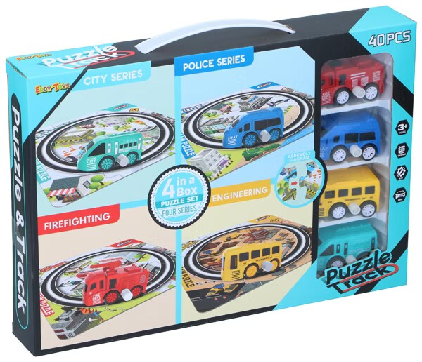 Eddy Toys Eisenbahn-Puzzleset mit Fahrzeug buy at Galaxus