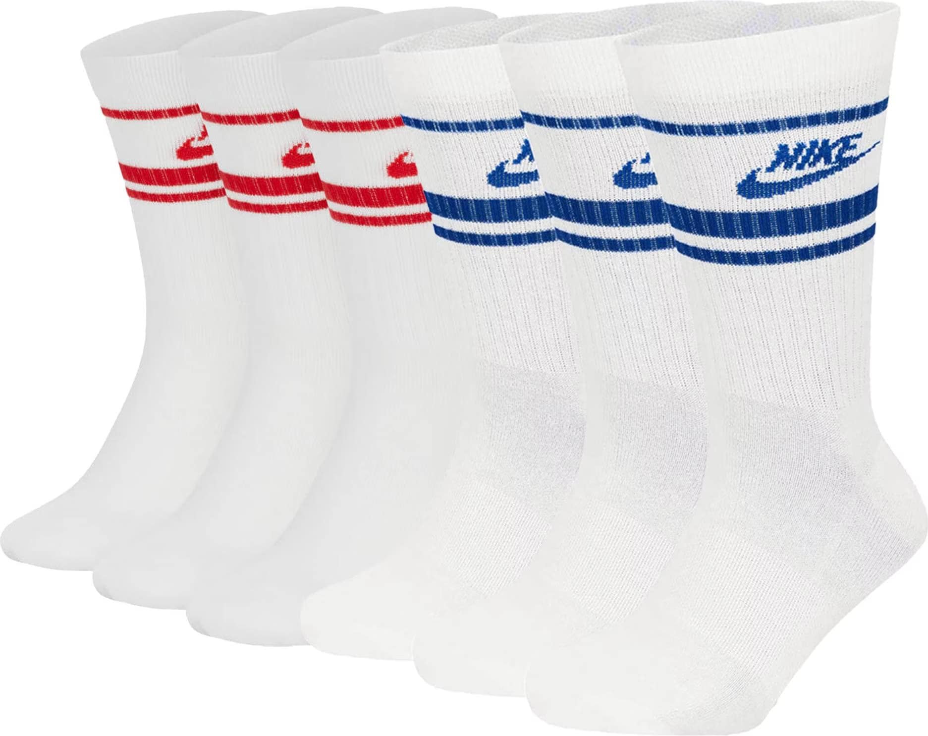 nike essential stripe crew socks