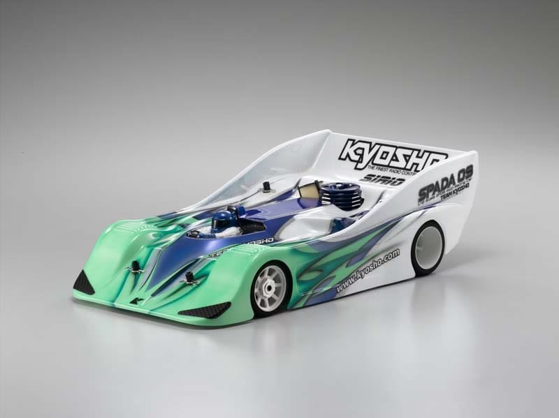 KYOSHO SPADA 09 オンロード RCカー 1/12 Kyosho Spada 09 Rc Car 2-Speed Never Run Nitro Engine