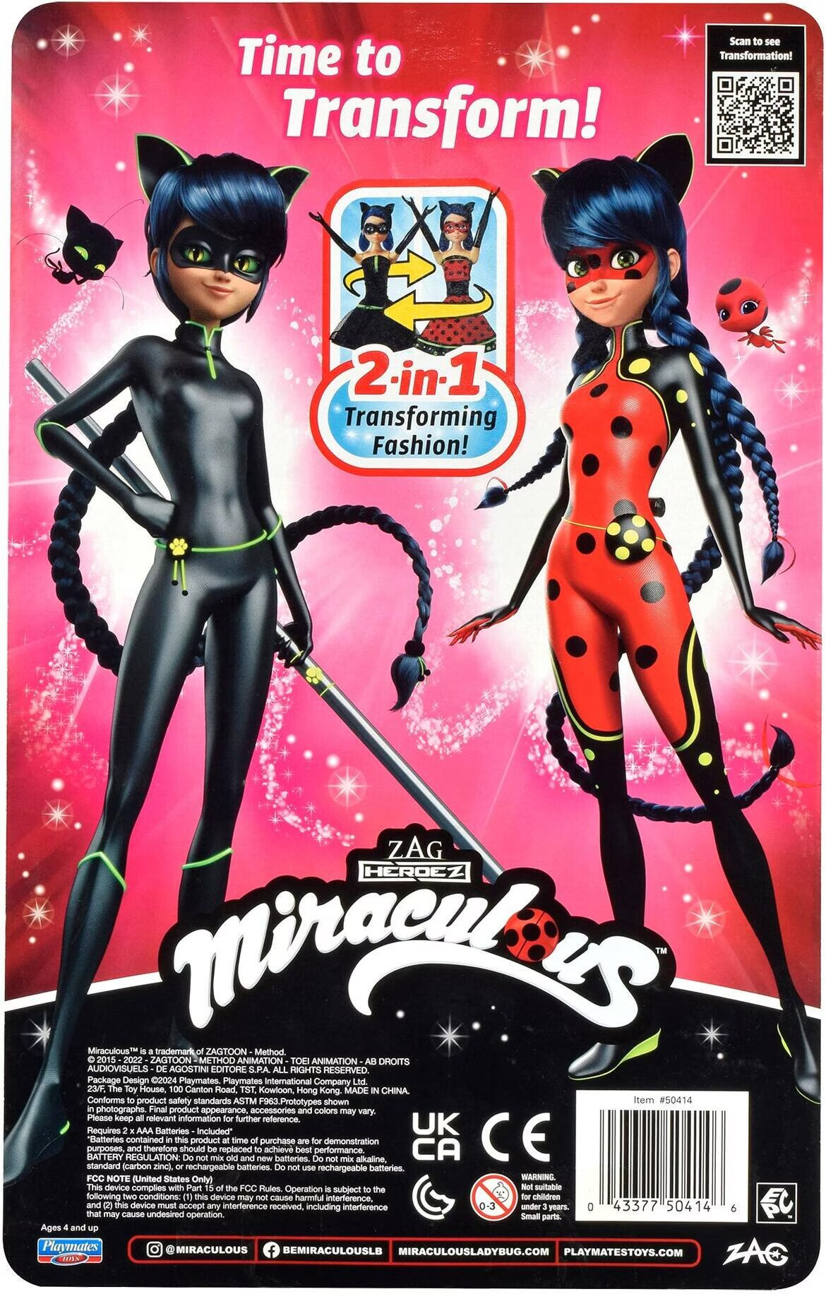 Bandai MIRACULOUS PoupÃ©e Ladybug avec Outfit