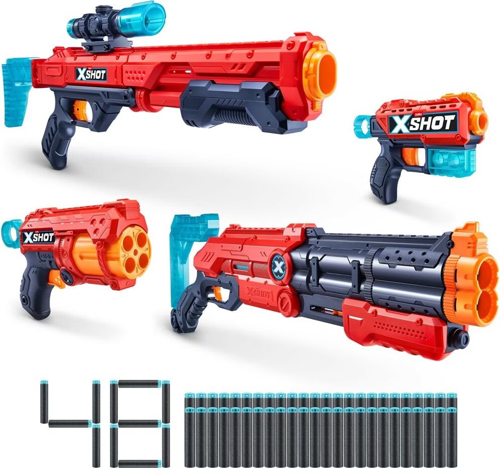 Xshot Rinkinys Launcher Ultimate Vigilante Shootout Pack - Galaxus