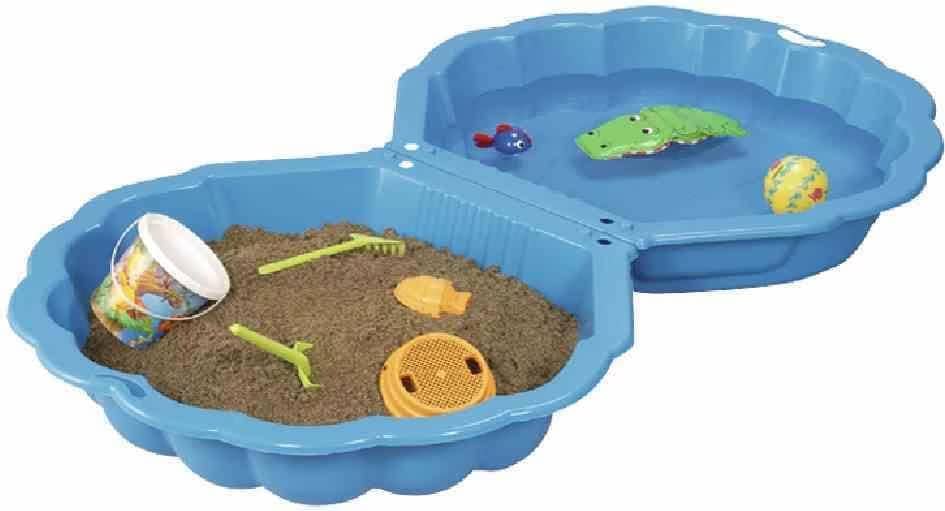 ProGarden Sandy sand shell, blue solid plastic, 2-piece Galaxus
